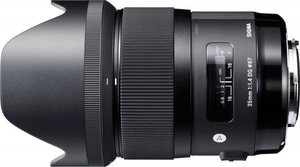 SIGMA 35MM F/1.4 ART DG HSM VOOR NIKON FX, DX
