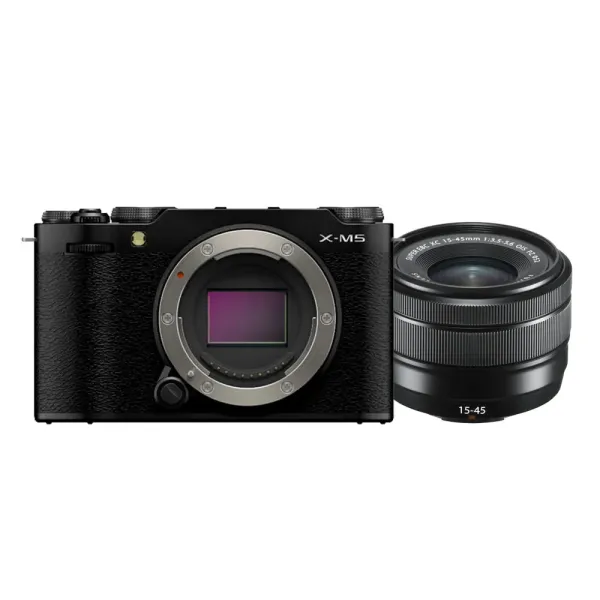 FUJIFILM X-M5 + XC15-45mm F3.5-5.6 OIS PZ ZWART